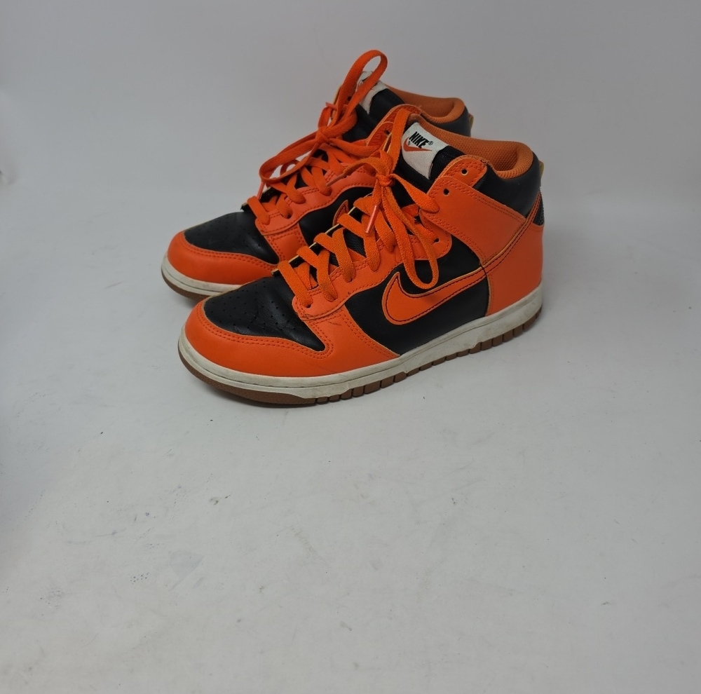 Nike Dunk High Safety Orange Black Gum DB2179-004 7Y Womens 8.5